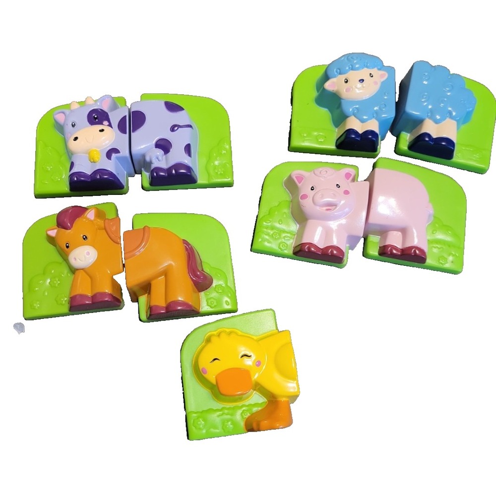 Leapfrog Fridge Phonics Farm Animal Replacement Lot Horse Cow Sheep Pig 1/2 Duck